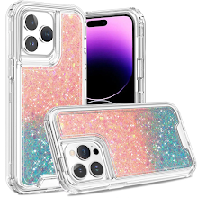 [CL-LQGLIPH16PMXCL] CLICK Liquid Glitter Series iPhone 16 Pro Max Case