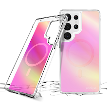 [SGS25U-GLO] Case Prodigee Glow para Galaxy S25 Ultra MagSafe Transparente Iridiscente Ultradelgado
