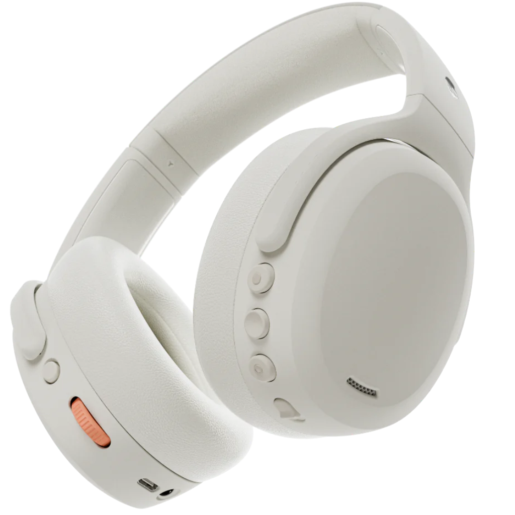 Skullcandy Crusher ANC 2 Wireless Headphones Bone Orange Glow