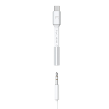 [MYB-RCBC3MN38W08WHT] Mybat Pro Audio adapter de USB-C a 3.5mm - White