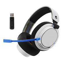 [S6SCY-R116] Skullcandy SLYR PRO Wireless Gaming Headset for PS White (Black-Blue)
