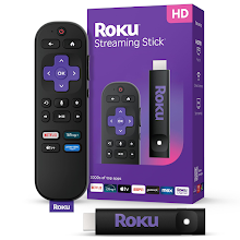 [3840MX] Reproductor de streaming Roku Streaming Stick resolución HD 1080p conexión Wi-Fi salida HDMI control remoto por voz Negro