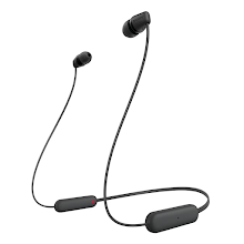 Audífonos inalámbricos Sony WI-C100 intrauriculares con banda para cuello resistencia IPX4 hasta 25h de batería