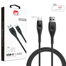 Mybat Pro USB-A to Type-C Data Cable 6 FT - Black