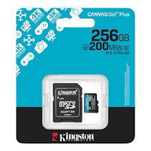 Kingston 256GB microSDXC Canvas Go Plus 200MB/s A2 U3