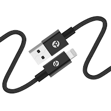 PowerLab 6FT USB A to Lightning Cable Black
