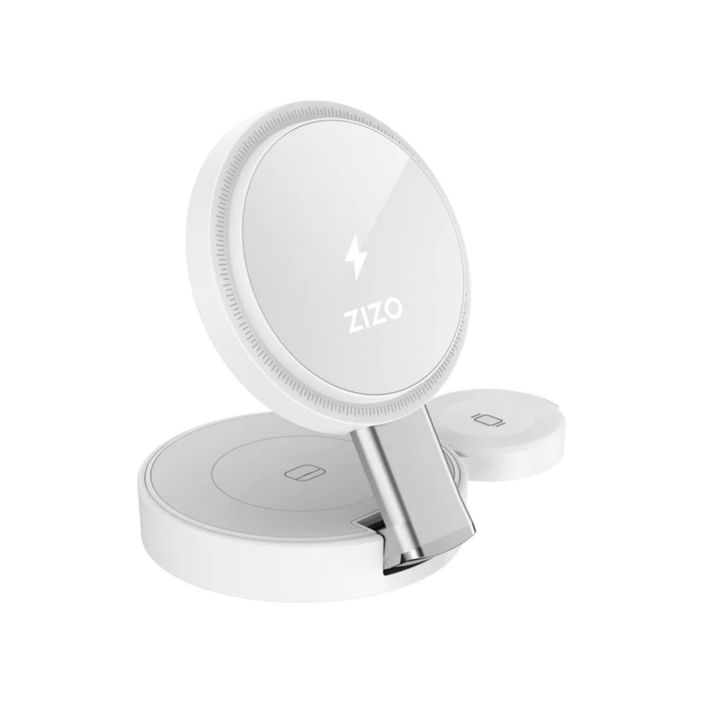 Estación de Carga ZIZO PowerVault Fold Pro 3 en 1 MagSafe con Soporte Ajustable