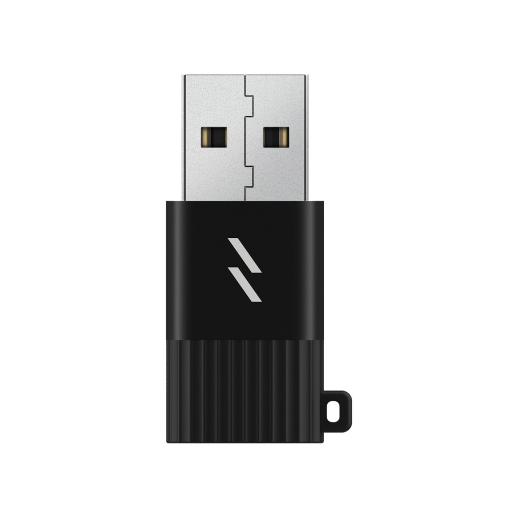 Adaptador ZIZO PowerVault USB-A a USB-C Negro