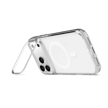 Case protector LOGiiX Air Guard Classic MagSafe para iPhone 17 Pro Max transparente blanco