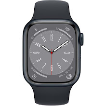 [A-MNP53LZA] Apple Watch Series 8 GPS 41 mm  (Midnight Aluminium C)