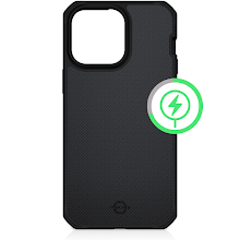 [ITS-AP5UHMABABLCK] Itskins Ballistic Magsafe iPhone 15 Pro Max  (Black)