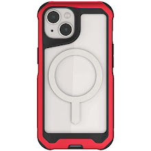 [GHO-CAS3498] Ghostek Atomic Slim 4 Magsafe iPhone 15  (Red)