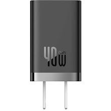 [BAS-CCGP180201] Baseus GaN5 Pro Fast Charger C+C 40W (Black)