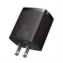 [BAS-P10111516117Z1] Baseus Compact Series Combo Cargador U+C 20W US 