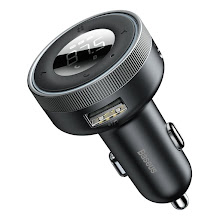 [BAS-CCLH01] Baseus Enjoy Charger Car MP3 Dual USB Bluetooth Display 