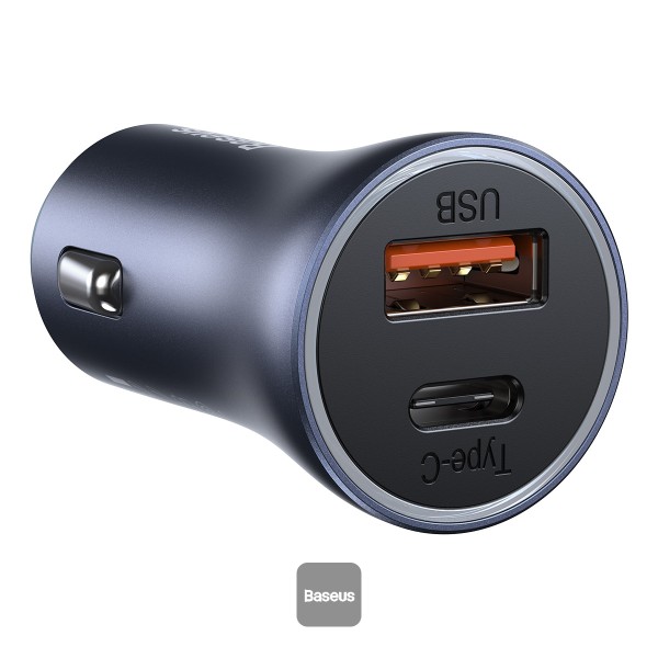 Baseus Car Charger USB/Type-C 40W + Cable USB/Type-C 