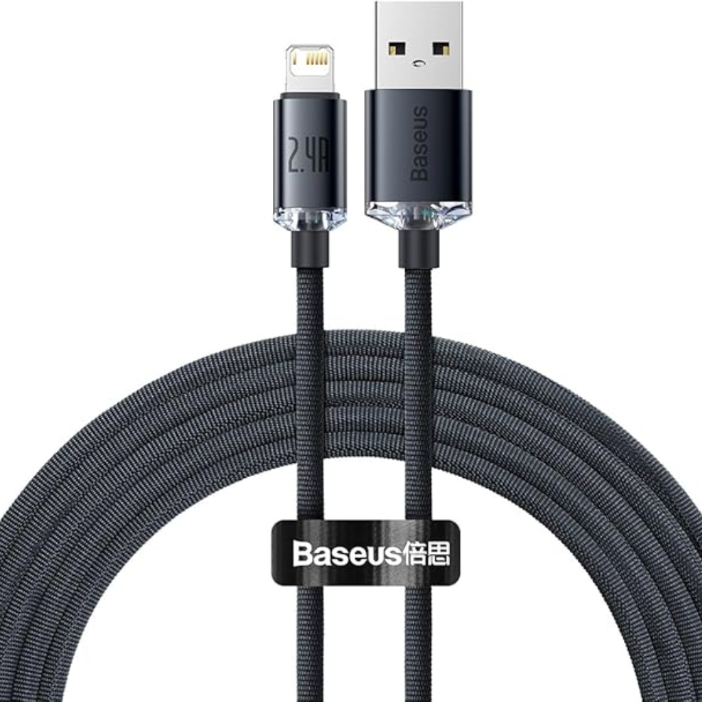 Baseus Crystal Shine Cable USB to Lightning 2.4A 2M 