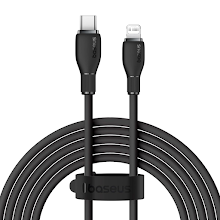Baseus Pudding Series Fast Charging Cable Type-C to iP 20W 1.2m 2.22A Cluster Black