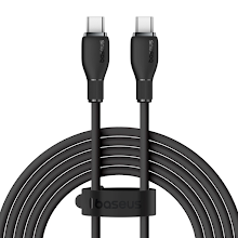 [BAS-P10355702111B1] Baseus Pudding Series Fast Charging Cable Type-C to Type-C 100W 1.2m Cluster Black