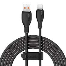[BAS-P10355703111B1] Baseus Pudding Series Fast Charging USB-A to USB-C 100W 1.2m Cluster Black