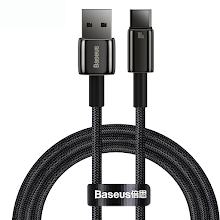[BAS-CAWJ000001] Baseus Tungsten Gold Fast Charging Cable USB to Type-C 1M 