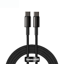 [BAS-CATWJA01] Baseus Tungsten Gold Fast Charging Cable Type-C to Type-C 2M 