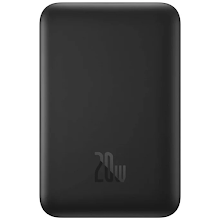 [BAS-P1005900111300] Baseus Slim Compact Magnetic Mini Air Wireless Fast Charge Power Bank 10000mAh 20W (Cluster Black)