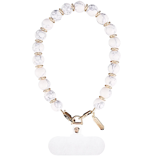 Casemate Wristlet White Marble