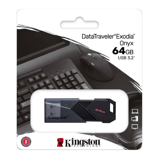 [KIN-DTXON256GB] Kingston DataTraveler Exodia Onyx USB 256GB 