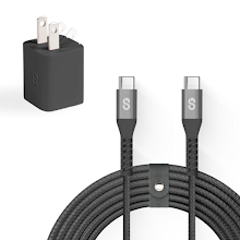 Kit de carga LOGiiX Vibrance cargador USB-C 30W PD y cable trenzado USB-C 1.5M