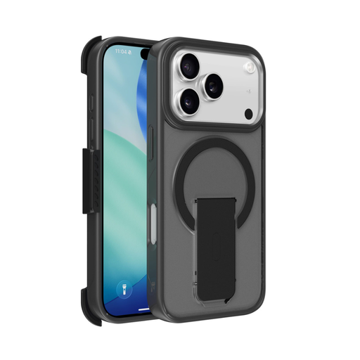 [CL-LATHL-IPH17PRO-BK] CLICK Latch Holster Series iPhone 17 Pro Case Black