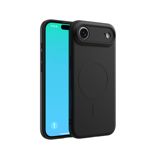 [CL-SLSCMS-IPH17A-BK] CLICK Slim Silicone MagSafe Series iPhone 17 Air Case Black